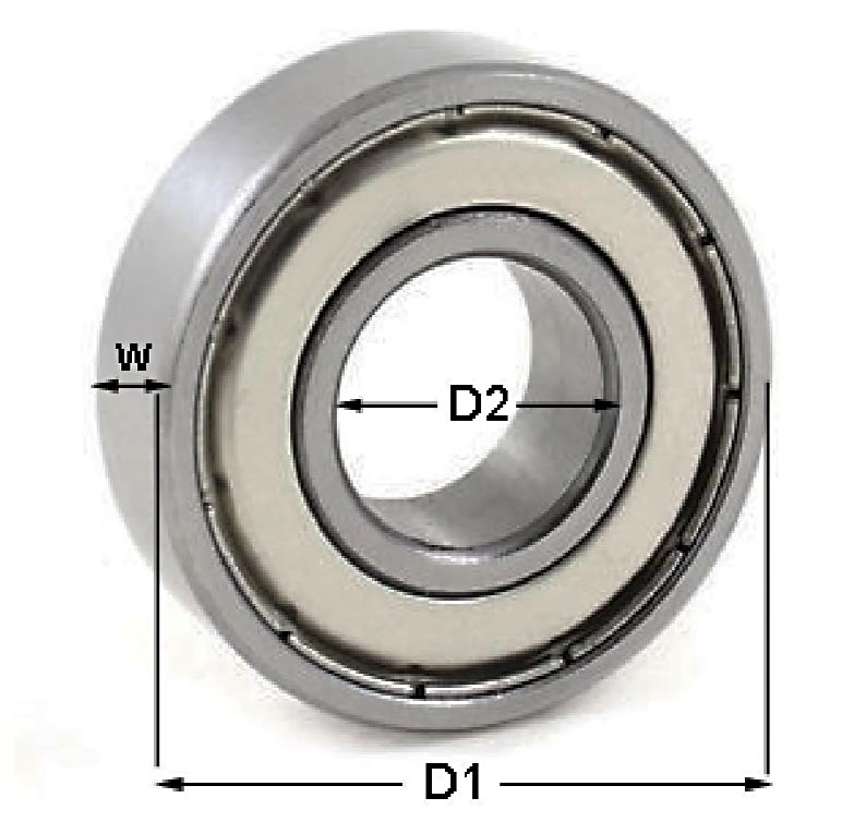 Deep Groove Sealed Ball Bearing CNC CAT